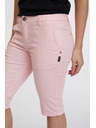 Sam 73 Svetloružové dámske kapri nohavice SAM 73 Ariel