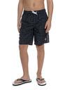 Sam 73 Čierne chlapčenské vzorované plavky SAM 73