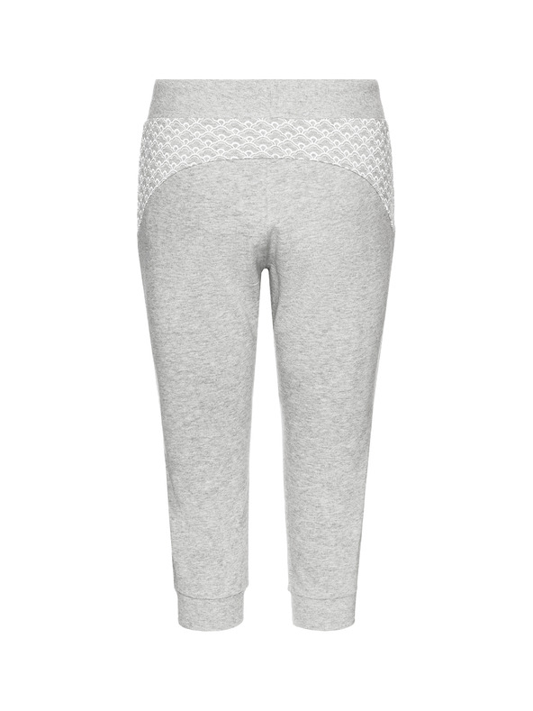 Sam 73 Svetlosivé dámske 3/4 tepláky SAM 73