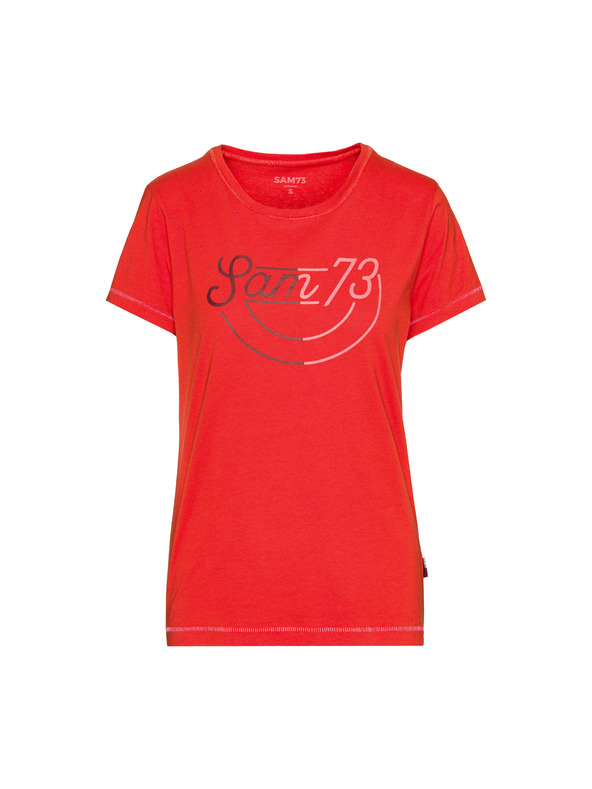 Sam 73 Červené dámske tričko SAM 73 Cerina