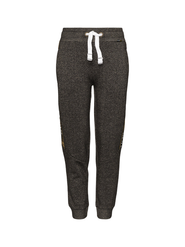 Sam 73 Šedé dievčenské pruhované tepláky so šerpou SAM 73 Lexi