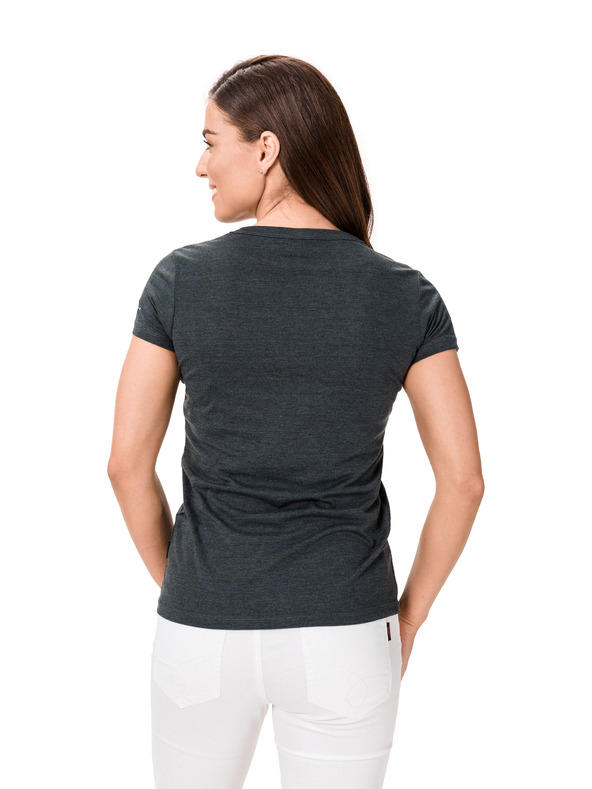 Sam 73 Tmavosivé dámske tričko s potlačou SAM 73 Penny