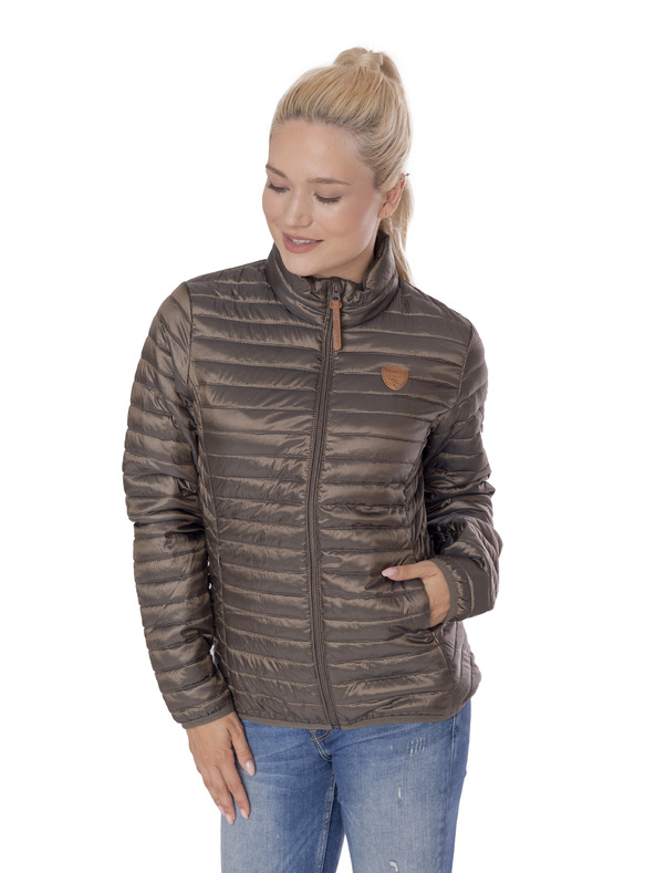 Sam 73 Hnedá dámska prešívaná bunda Sam 73 Xenie