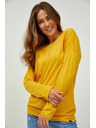 Sam 73 Žlté dámske základné tričko s dlhým rukávom SAM 73 Azuka