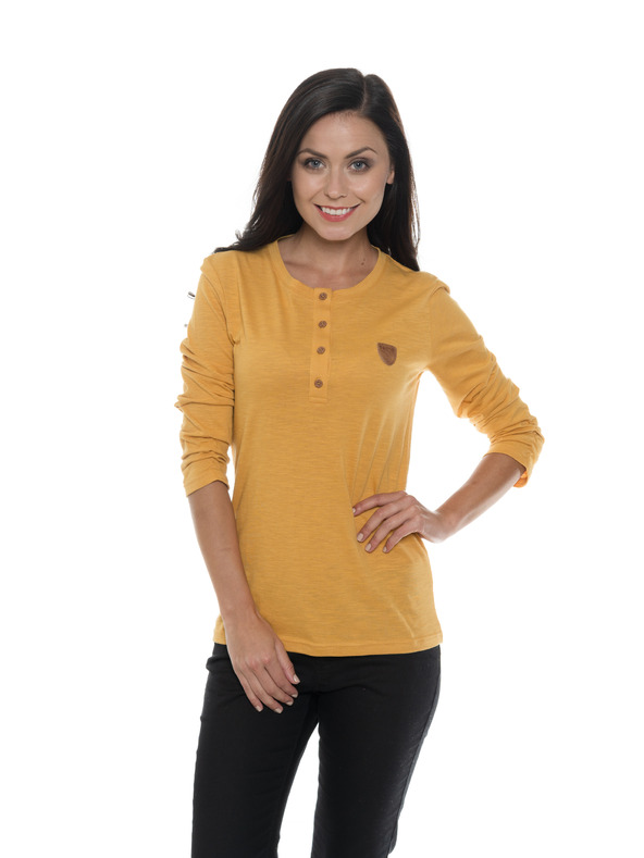 Sam 73 Horčicové dámske tričko SAM 73