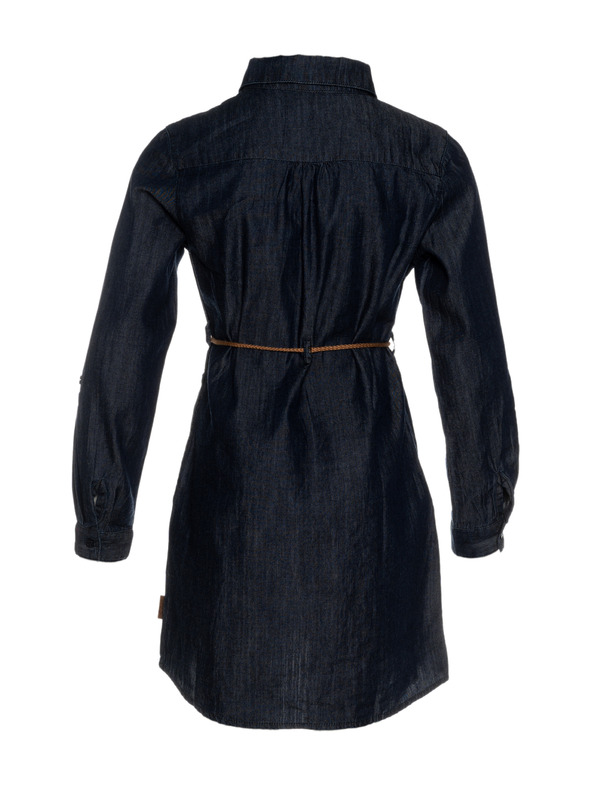 Sam 73 Tmavo modré košeľové dievčenské šaty SAM 73