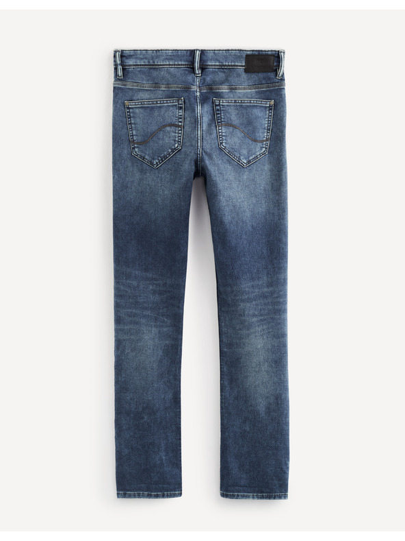 Celio Modré slim fit džínsy Celio Sokreen