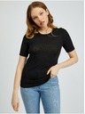 Orsay Čierne dámske tričko so svetrom ORSAY