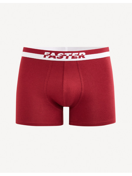 Celio Červené pánske boxerky Celio Gibofaster