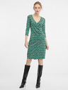 Orsay Zelené dámske šaty ku kolenám ORSAY