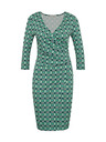 Orsay Zelené dámske šaty ku kolenám ORSAY