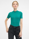Orsay Zelené dámske tričko s krátkym rukávom ORSAY