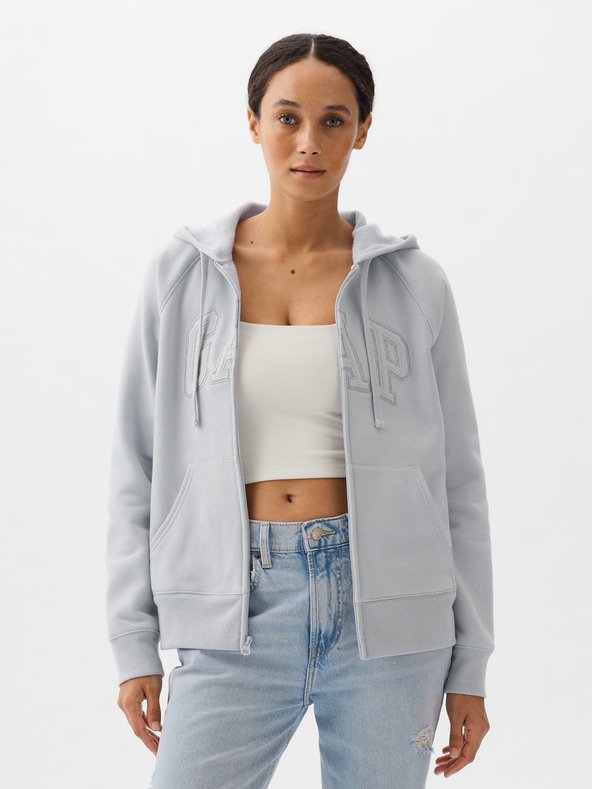 GAP Mikina s logom a fleece GAP