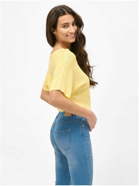 Orsay Modré džínsové trojštvrťové kraťasy ORSAY