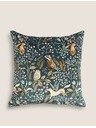 Marks & Spencer Vyšívaný vankúšik s lesným motívom Marks & Spencer námorná modrá