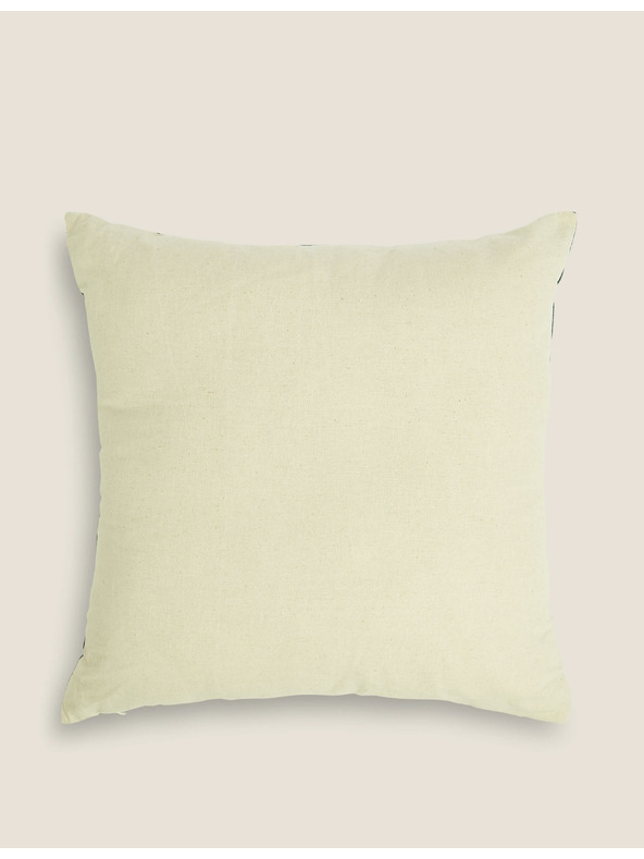 Marks & Spencer Vyšívaný vankúšik s lesným motívom Marks & Spencer námorná modrá