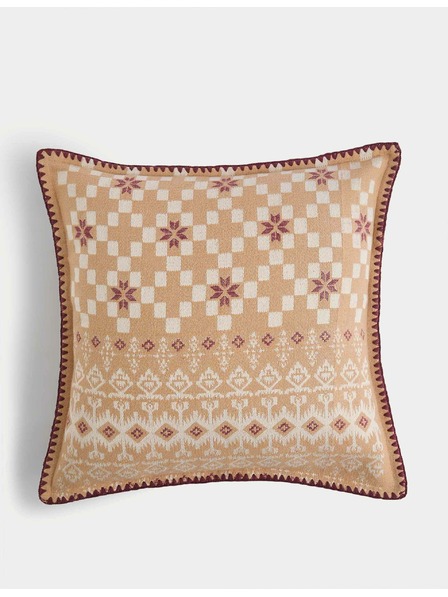 Marks & Spencer Vyšívaná prikrývka Sierra z čistej bavlny Marks & Spencer fialová