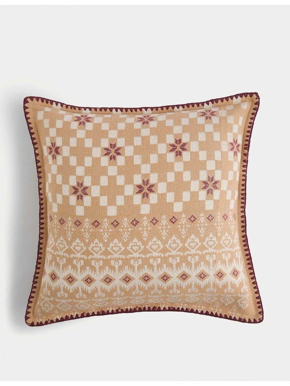 Marks & Spencer Vyšívaná prikrývka Sierra z čistej bavlny Marks & Spencer fialová