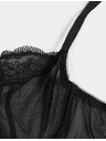 Marks & Spencer Balkónová podprsenka Jasmine s kosticami a čipkou, veľ. A–E Marks & Spencer čierna