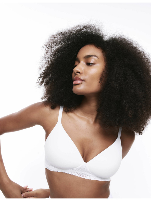 Marks & Spencer Podprsenka Body Soft™ s plnými košíčkami bez kostíc, veľ. A–E Marks & Spencer biela