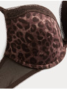 Marks & Spencer Čipková push-up dekoltová podprsenka Jasmine s kostícami, (veľ. A–E) Marks & Spencer hnedá