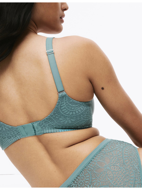 Marks & Spencer Hladká podprsenka Body Soft™ s kostícami a plnými košíčkami, veľ. F–H Marks & Spencer zelená