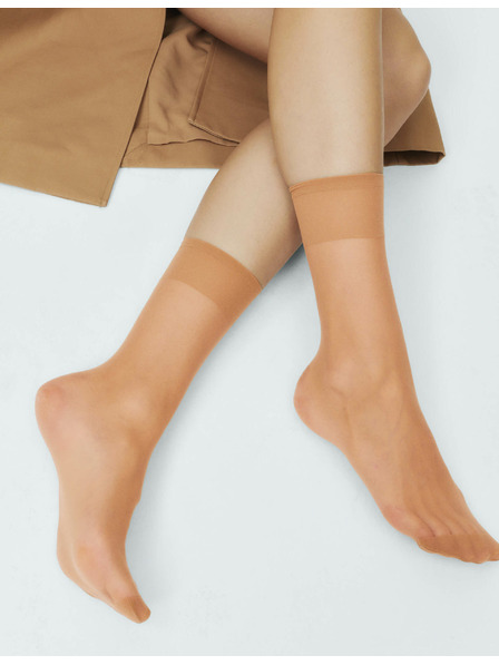 Marks & Spencer Balenie 5 párov nepriehľadných ponožiek, 15 DEN Marks & Spencer béžová