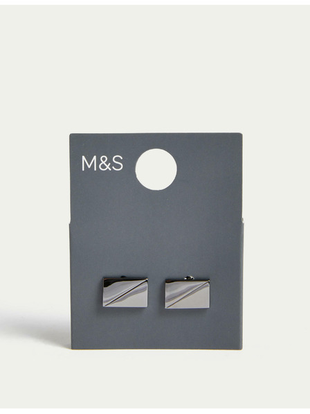 Marks & Spencer Kovové manžetové gombíky Marks & Spencer sivé