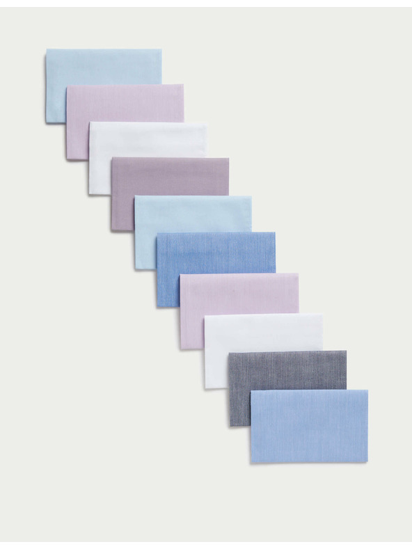 Marks & Spencer Antibakteriálne vreckovky z čistej bavlny, 10 ks v balení Marks & Spencer modrá
