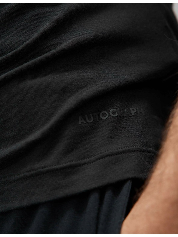 Marks & Spencer Tielko z bavlnenej zmesi Supima® Marks & Spencer čierna