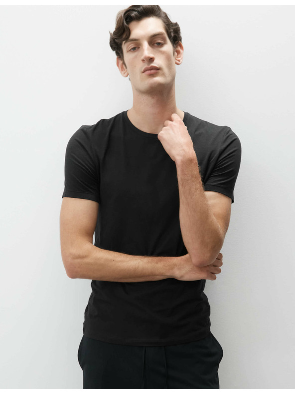 Marks & Spencer Tielko z bavlnenej zmesi Supima® Marks & Spencer čierna