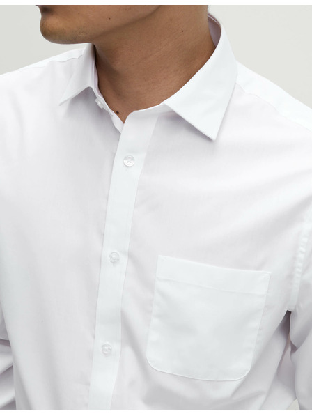 Marks & Spencer Košeľa s dlhými rukávmi, normálny strih, sada 3 ks Marks & Spencer biela