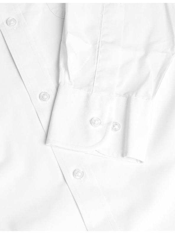 Marks & Spencer Košeľa s dlhými rukávmi, normálny strih, sada 3 ks Marks & Spencer biela