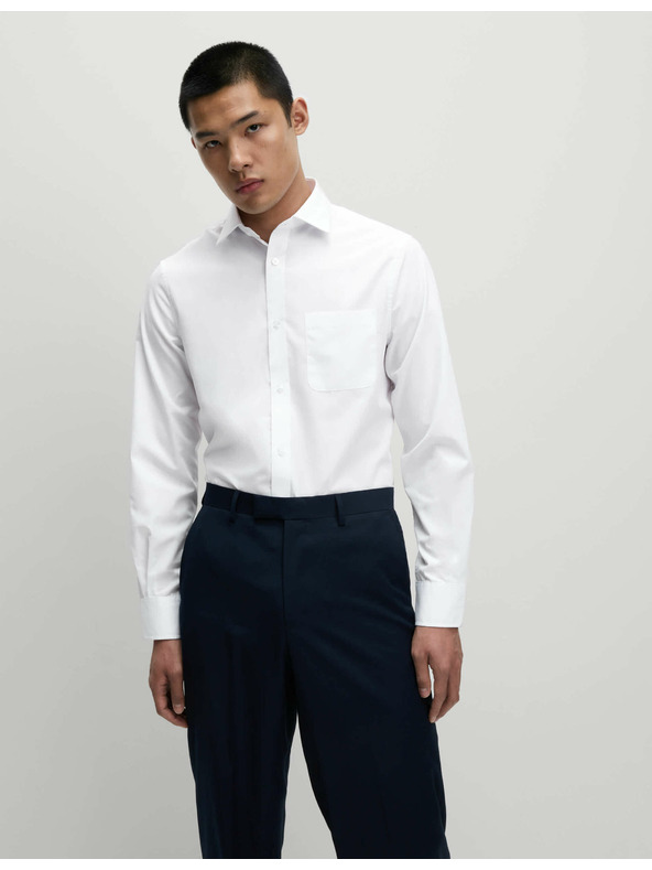 Marks & Spencer Košeľa s dlhými rukávmi, normálny strih, sada 3 ks Marks & Spencer biela