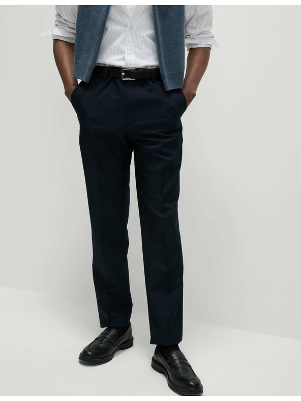 Marks & Spencer Pančuchové nohavice slim fit Marks & Spencer námornícka modrá