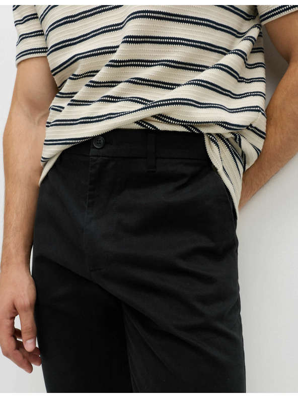 Marks & Spencer Strečové chino pančuchy Marks & Spencer slim fit čierne