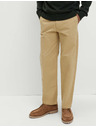 Marks & Spencer Pružné chino nohavice voľného strihu Marks & Spencer béžová
