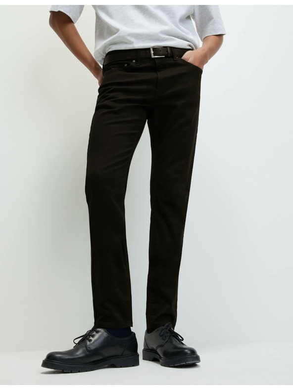 Marks & Spencer Strečové džínsy s úzkym strihom Marks & Spencer čierna