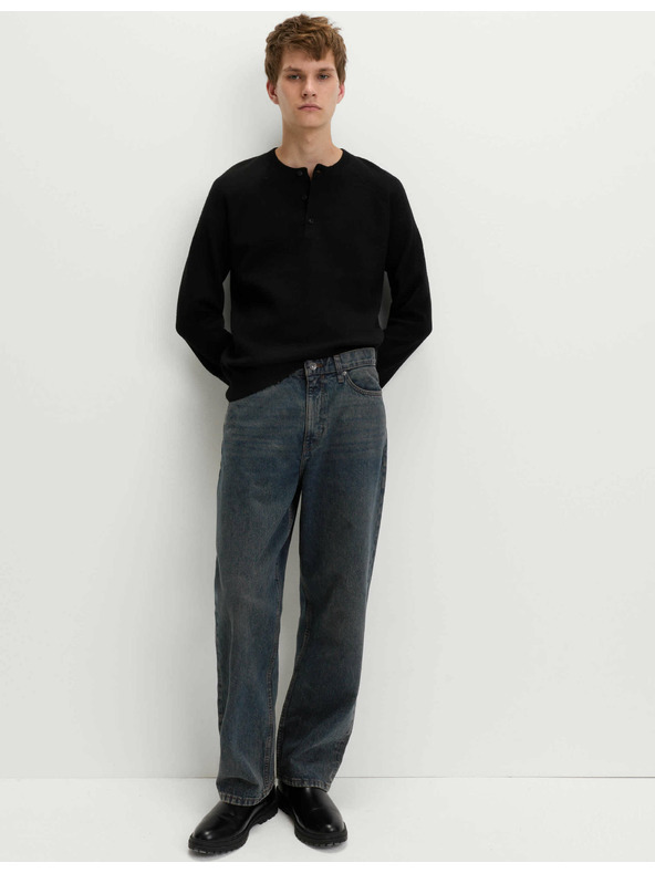 Marks & Spencer Authentic voľné pevné džínsy Marks & Spencer modrá