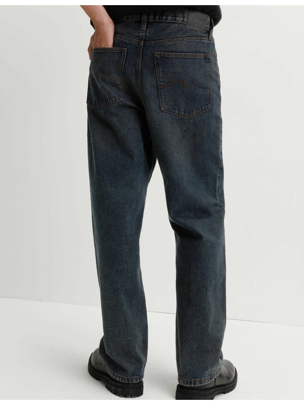 Marks & Spencer Authentic voľné pevné džínsy Marks & Spencer modrá