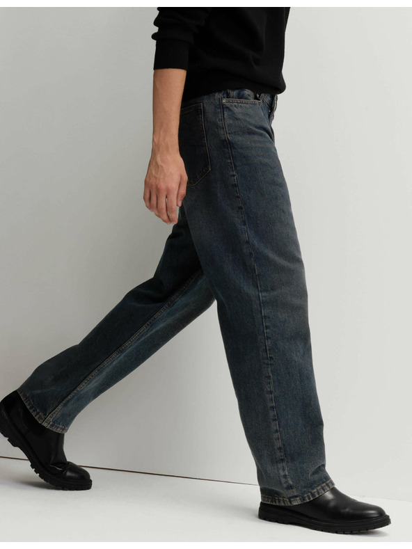 Marks & Spencer Authentic voľné pevné džínsy Marks & Spencer modrá