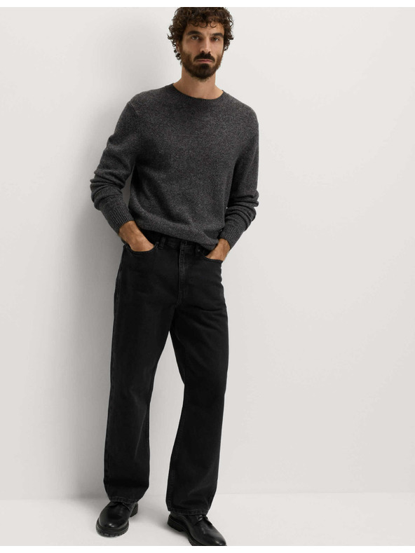 Marks & Spencer Authentic voľné pevné džínsy Marks & Spencer čierna