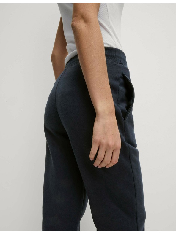 Marks & Spencer Tepláky s manžetami, s vysokým podielom bavlny a sťahovacou šnúrkou Marks & Spencer námorná modrá