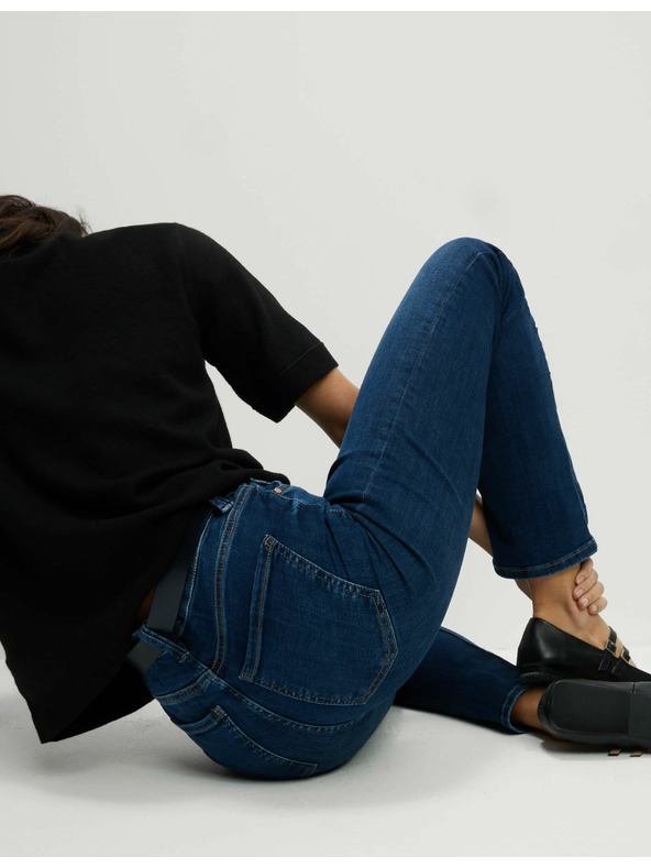 Marks & Spencer Džínsy Sienna Supersoft s vysokým pásom Marks & Spencer námorná modrá