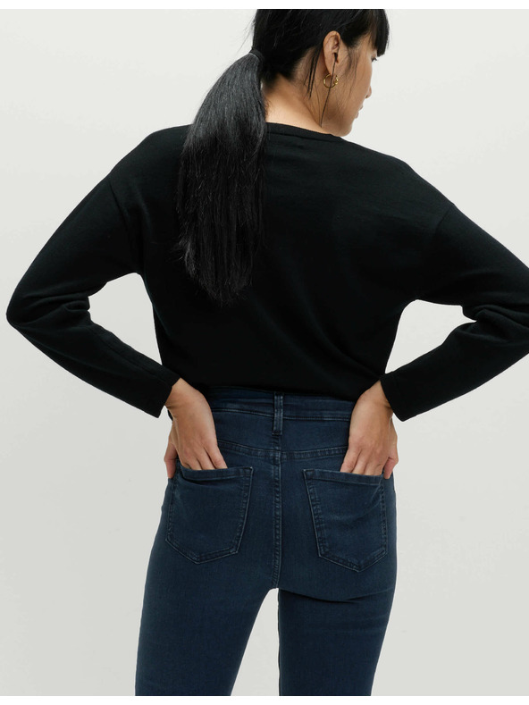 Marks & Spencer Modré elastické džínsy s rovnými nohavicami Marks & Spencer Sienna