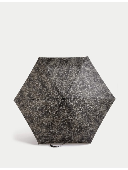 Marks & Spencer Marks & Spencer Polka Dot Solid Umbrella Black
