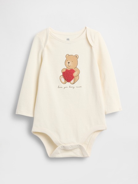 GAP Baby body s potlačou GAP