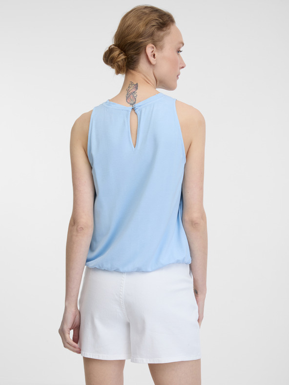 Orsay Svetlomodrá dámska blúzka ORSAY
