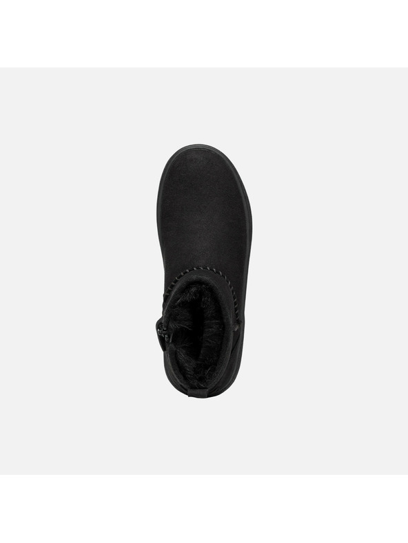 Geox Čierne dievčenské členkové topánky Geox Theleven Girl