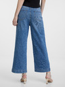 Orsay Modré dámske široké džínsy ORSAY